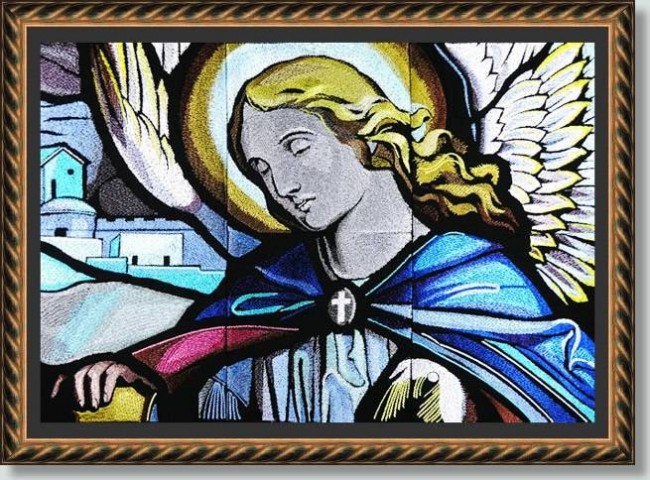 BFC0883 Stained Glass Angel