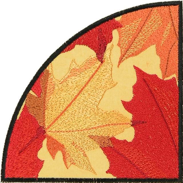 BFC0885 QIH-Autumn Leaves in the Round Times Two