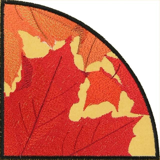 BFC0885 QIH-Autumn Leaves in the Round Times Two