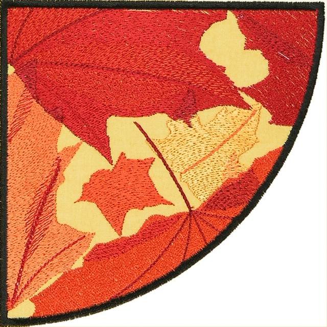 BFC0885 QIH-Autumn Leaves in the Round Times Two