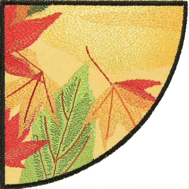 BFC0885 QIH-Autumn Leaves in the Round Times Two