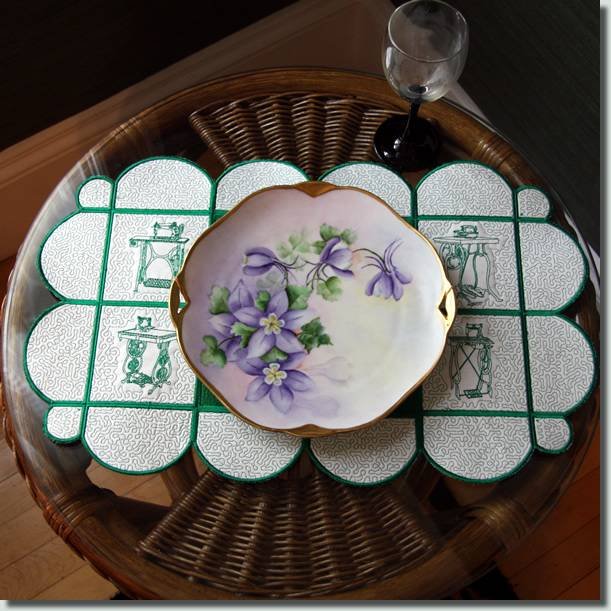 BFC0886 QIH Vintage Sewing Machine Quilt Blocks