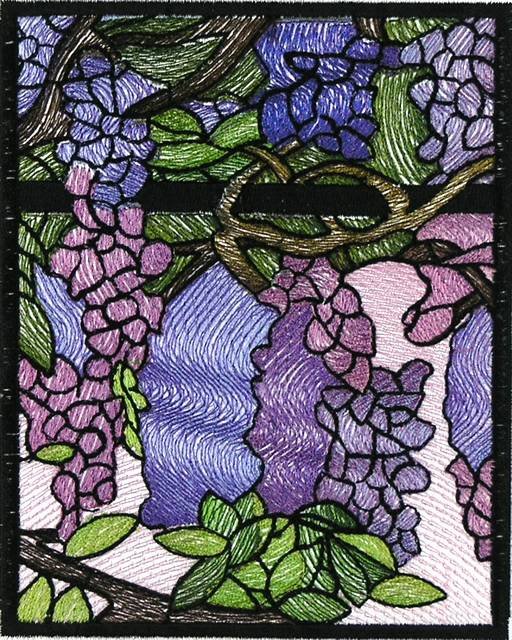 BFC0890 QIH Stained Glass - Wisteria