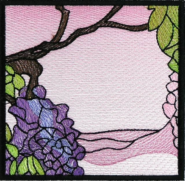 BFC0890 QIH Stained Glass - Wisteria