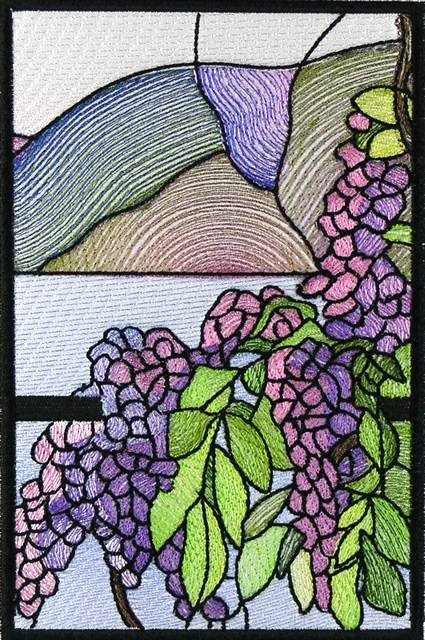 BFC0890 QIH Stained Glass - Wisteria