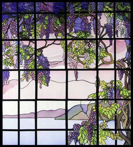 BFC0890 QIH Stained Glass - Wisteria
