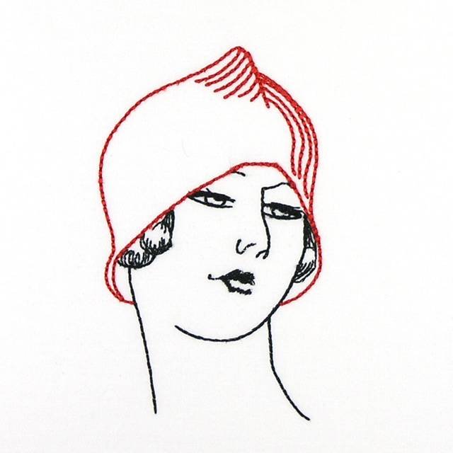 BFC0896 20s French Lady's Fashion Portraits