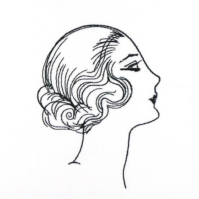 BFC0896 20s French Lady's Fashion Portraits