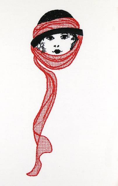BFC0897 20s French Lady's Fashion