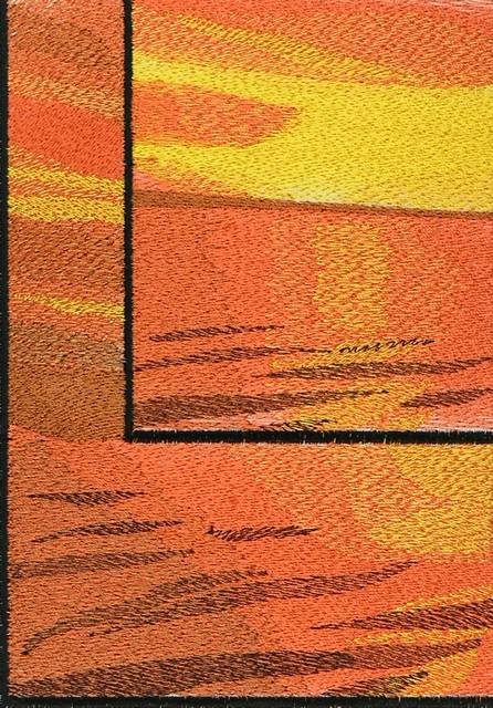BFC0899 Window - Palm Sunset