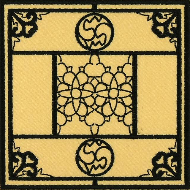 BFC0901 Chinese Lattice Quilt Squares QIH and Regular