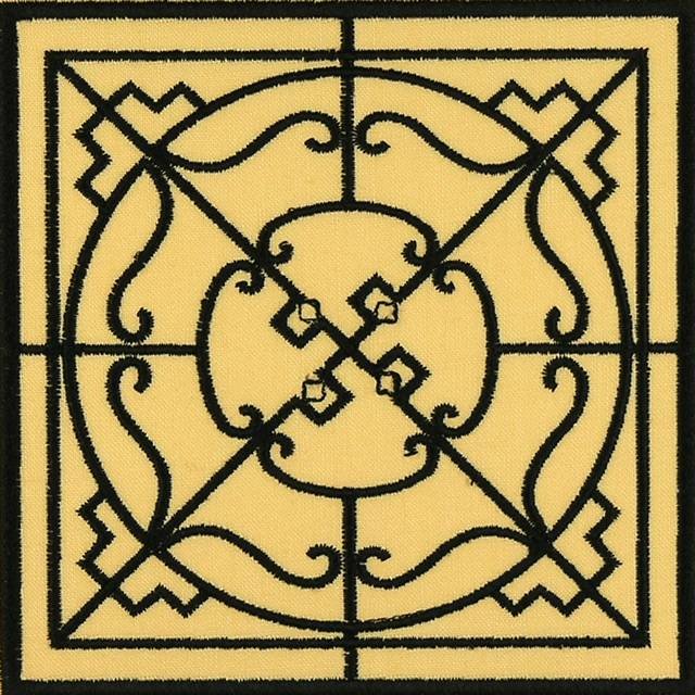 BFC0901 Chinese Lattice Quilt Squares QIH and Regular