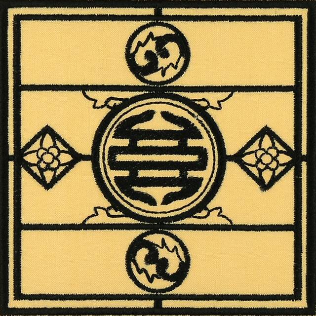 BFC0901 Chinese Lattice Quilt Squares QIH and Regular