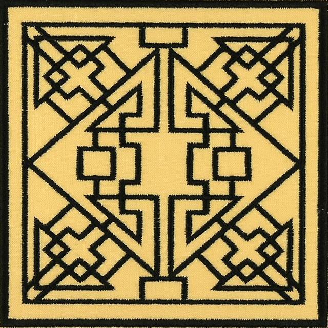 BFC0901 Chinese Lattice Quilt Squares QIH and Regular