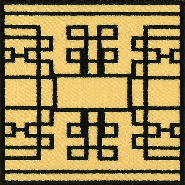 BFC0901 Chinese Lattice Quilt Squares QIH and Regular