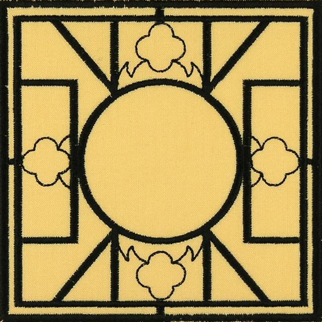 BFC0901 Chinese Lattice Quilt Squares QIH and Regular
