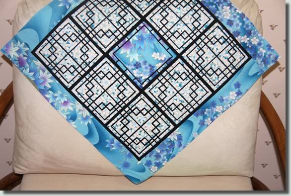 BFC0901 Chinese Lattice Quilt Squares QIH and Regular
