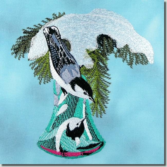 BFC0905 Birds at Christmas Time