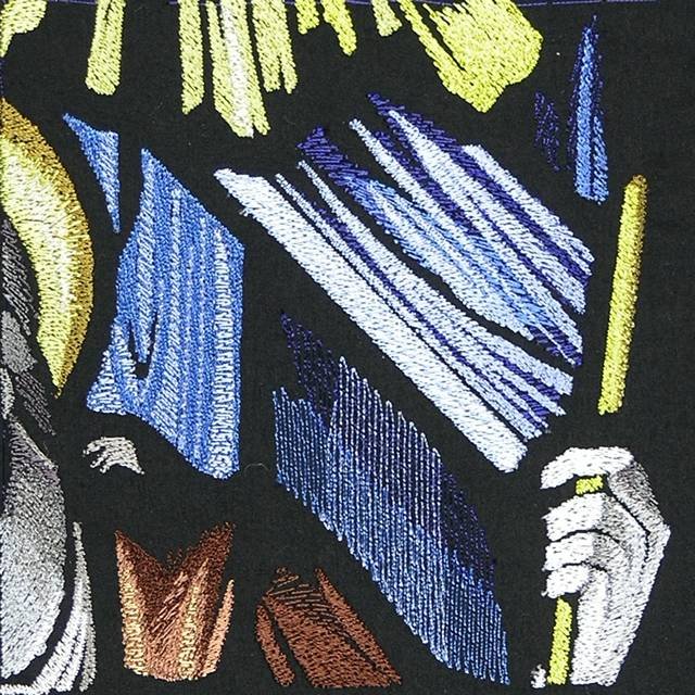 BFC0909 Stained Glass-Joseph, Mary and the Infant Jesus Christ