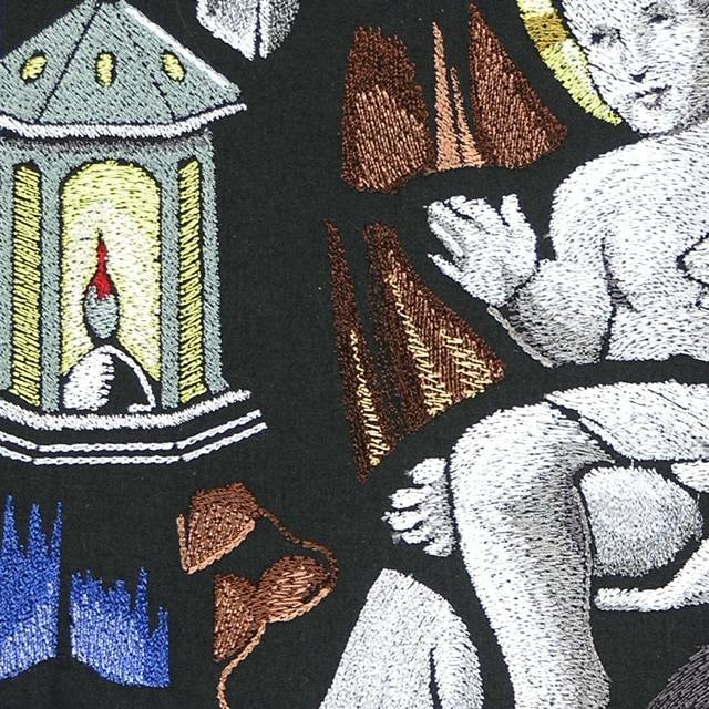BFC0909 Stained Glass-Joseph, Mary and the Infant Jesus Christ