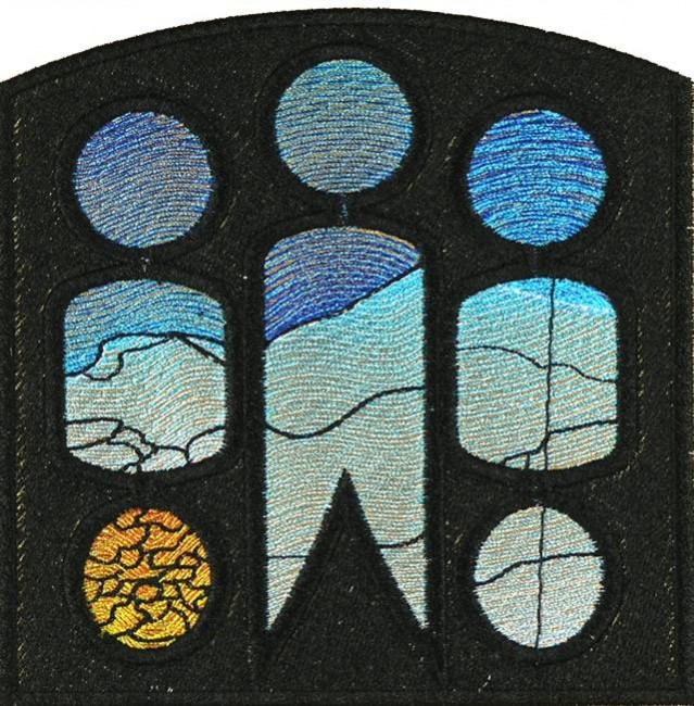 BFC0910 Stained Glass Tiffany Landscape