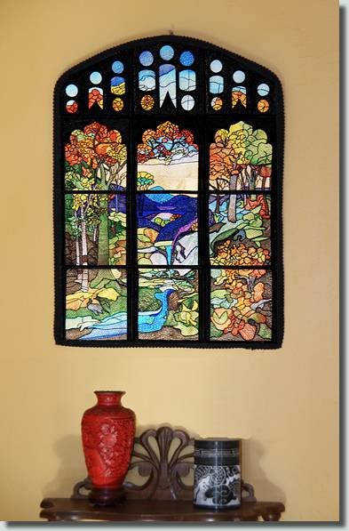 BFC0910 Stained Glass Tiffany Landscape