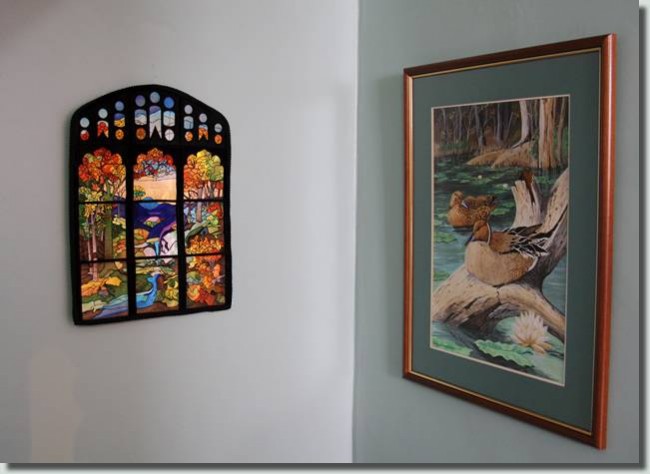 BFC0910 Stained Glass Tiffany Landscape