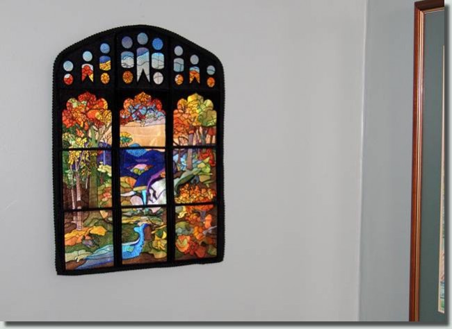BFC0910 Stained Glass Tiffany Landscape