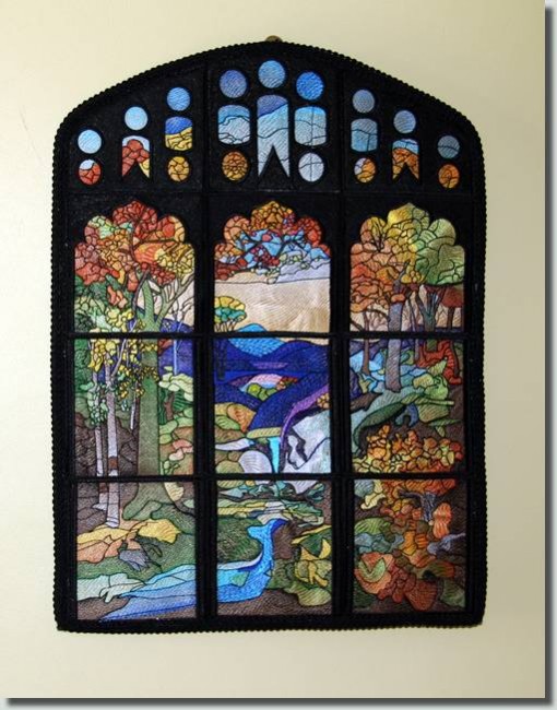 BFC0910 Stained Glass Tiffany Landscape