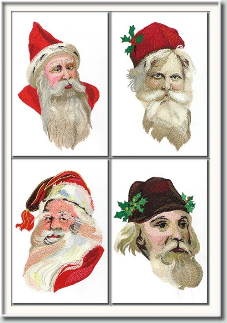BFC0913 Four Santas