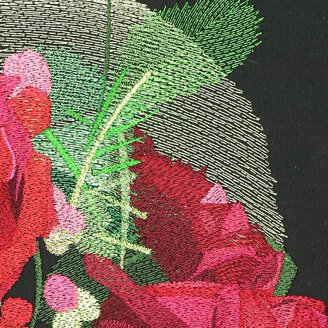 BFC0916 Stained Glass- Festive Red