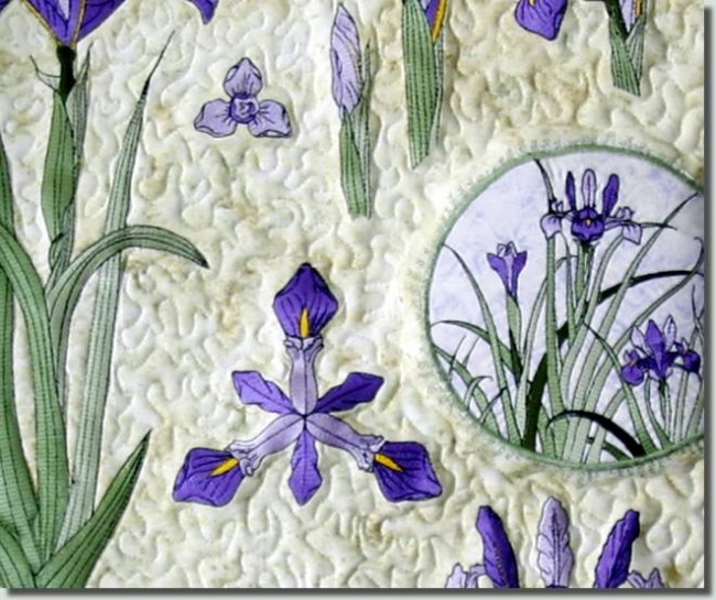 BFC0920 Botanical Print - Iris
