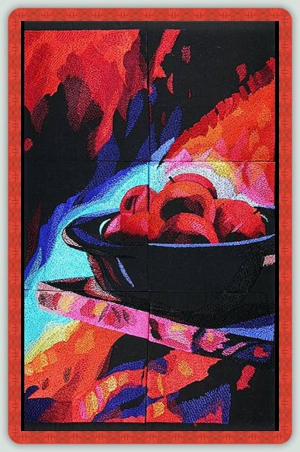 BFC0932 Window-Still Life Fantasy-Apples