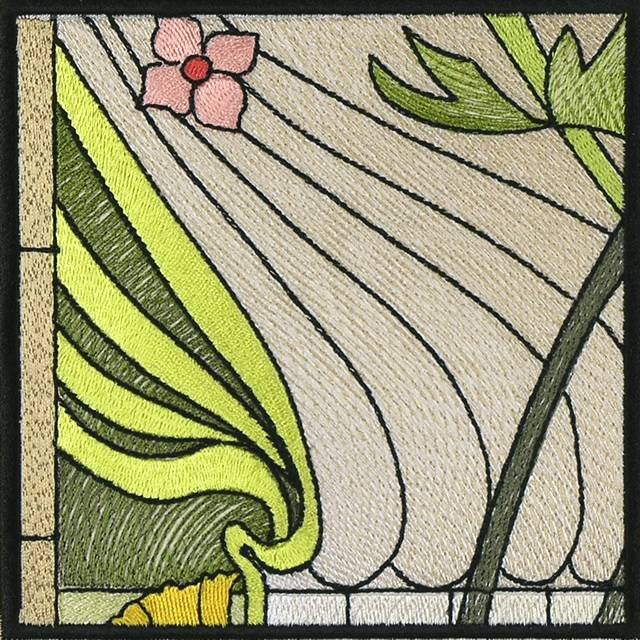 BFC0942 QIH or Regular Stained Glass Graceful Vase
