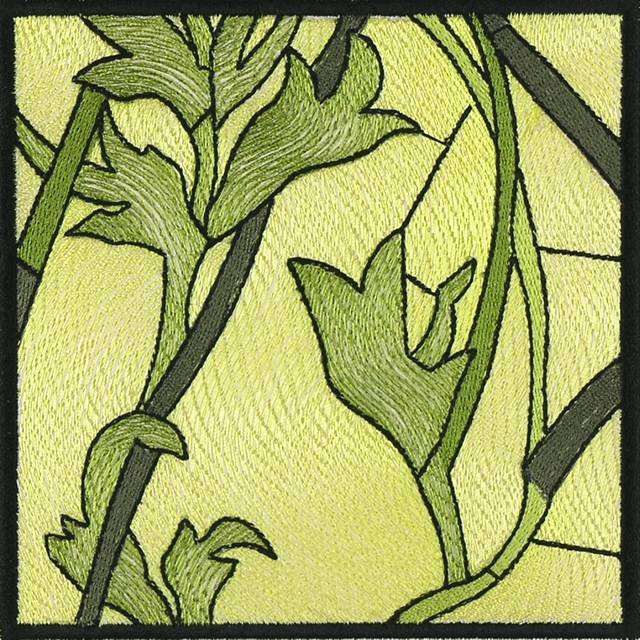 BFC0942 QIH or Regular Stained Glass Graceful Vase