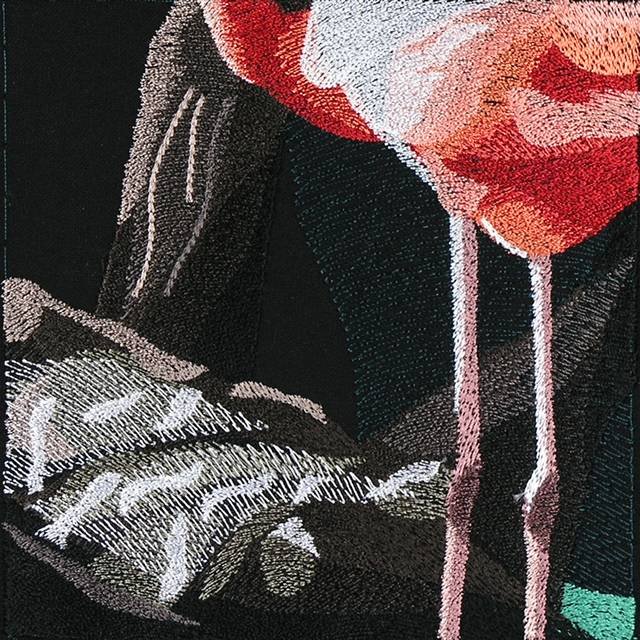 BFC0943 Window-Flamingos