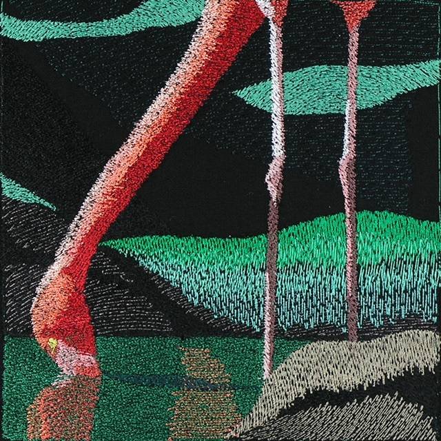 BFC0943 Window-Flamingos