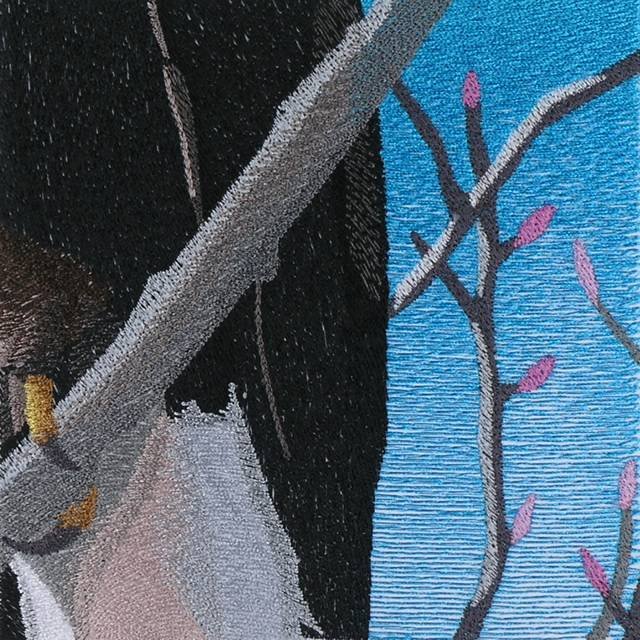 BFC0954 Window-An Eagle in Springtime