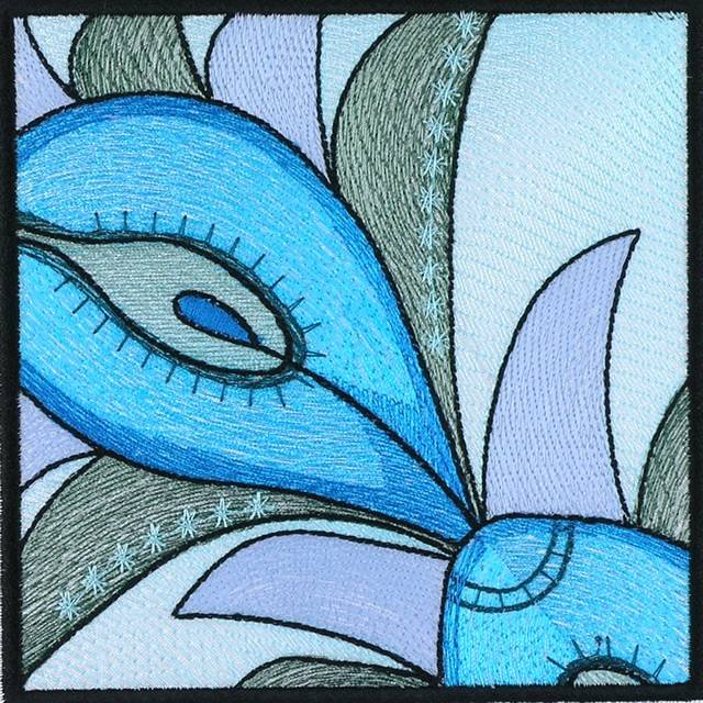 BFC0955 QIH-Stained Glass-Fantasy Peacock