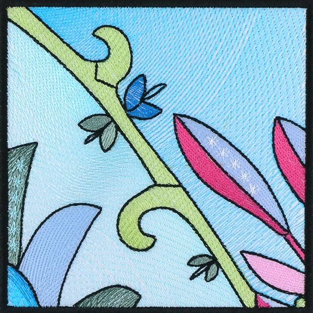 BFC0955 QIH-Stained Glass-Fantasy Peacock
