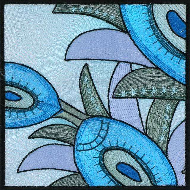 BFC0955 QIH-Stained Glass-Fantasy Peacock