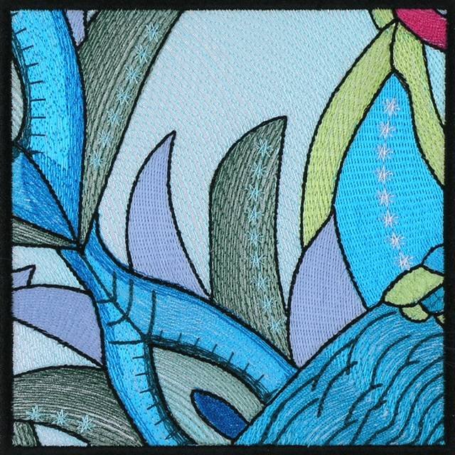 BFC0955 QIH-Stained Glass-Fantasy Peacock