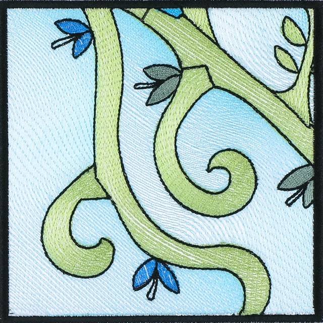 BFC0955 QIH-Stained Glass-Fantasy Peacock