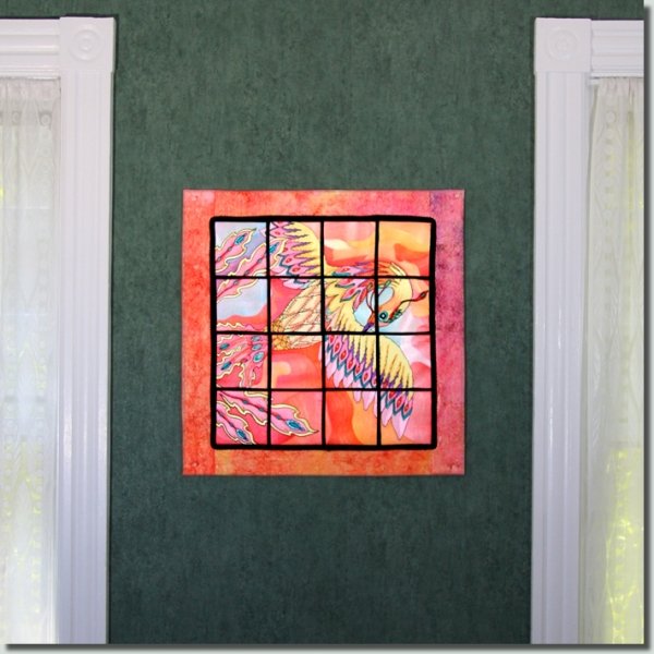 BFC0967  Ching Chou's QIH/Regular Stained Glass-Fantasy Phoenix