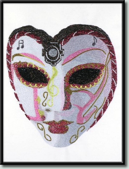 BFC0977 Three Dance Masks III
