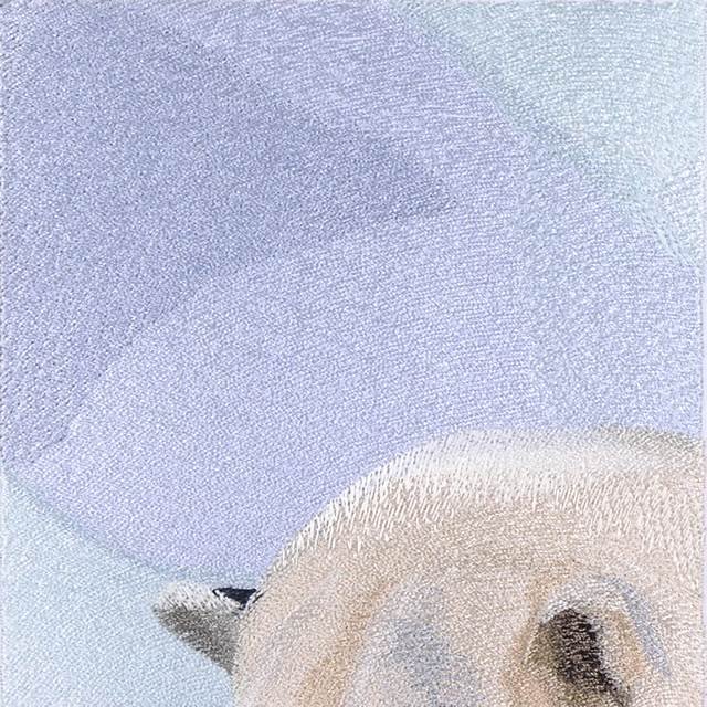BFC0979 Window-Mother Polar Bear and Baby