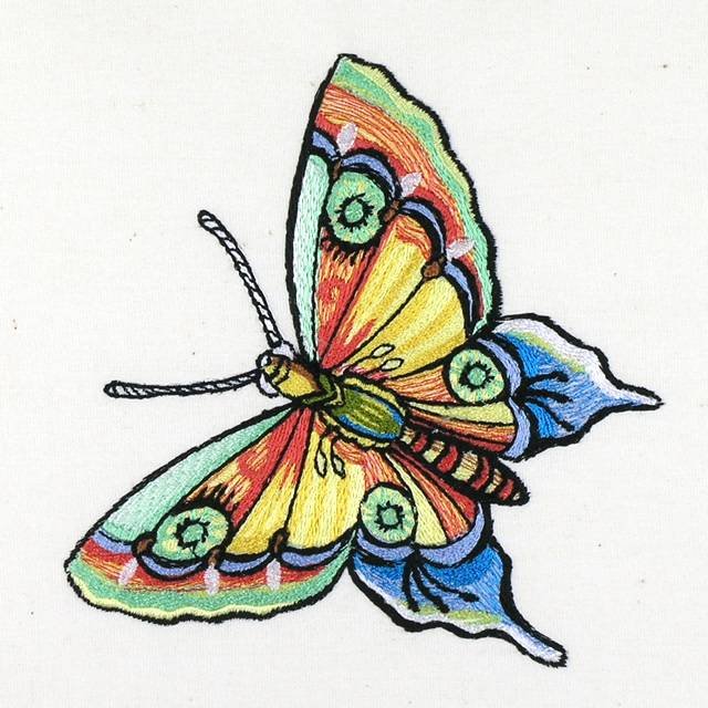 BFC0980 Fantasy Butterflies and Flowers
