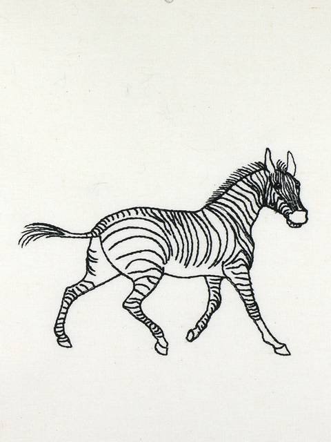 BFC0985 African Animals Blackwork