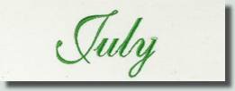 BFC0989 Sally King's Calendar Shoes July-Dec