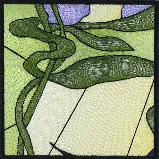 BFC0994 QIH or Regular Stained Glass Sunlit Flowers